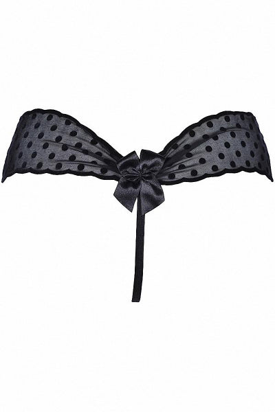 Tanga negro V-9058 - Axami