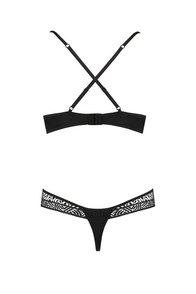 Ensemble Scarlet Bikini noir - Passion - Eveil Secret