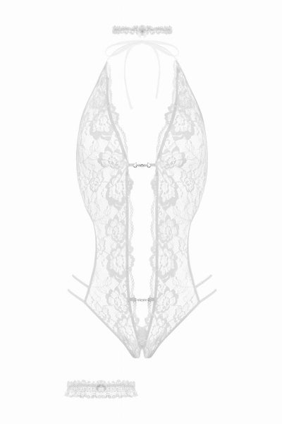 Conjunto body abierto Renee blanco - Christine