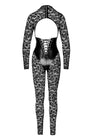 Combinaison corset Enigma F299 dentelle et wetlook