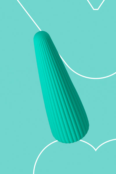 Vibro rechargeable IcyCone vert - FairyGasm