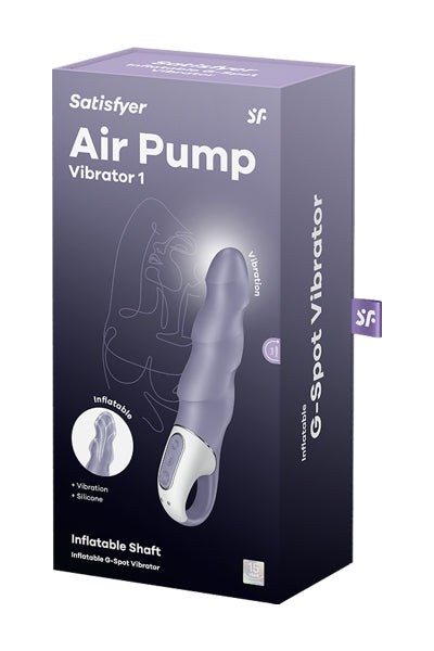 Vibrador vibratorio inflable Satisfyer Air Pump 1