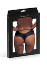Tanga noir dentelle - Paris Hollywood
