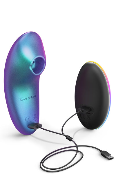 Masajeador clitoridiano a control remoto Dreamer Iridescent Turquoise - Love to Love
