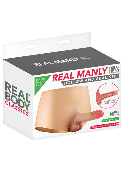 Culotte avec gode réaliste creux - Eveil Secret