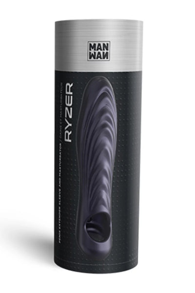 Funda para pene 3 en 1 Ryzer Black Plum - Man Wan