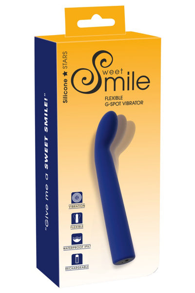 Vibro point G flexible 18,6 x 2,5 cm - Sweet Smile - Eveil Secret
