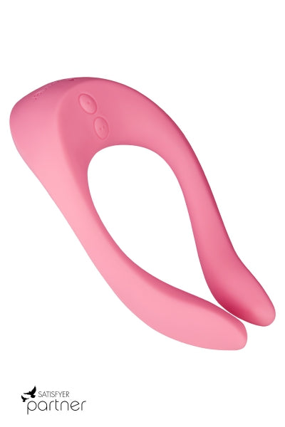 Stimulateur couple Endless Joy rose - Satisfyer - Eveil Secret