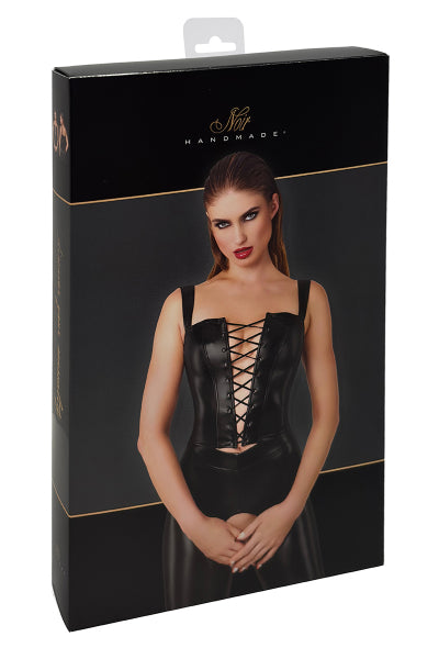 Top estilo corsé Vixen F365 - Noir Handmade