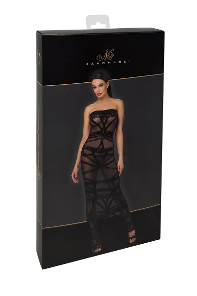 Vestido palabra de honor Bondesque F358 - Noir Handmade