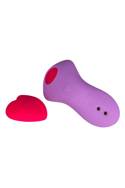 Estimulador de bragas con control remoto HeartGem violeta - FairyGasm