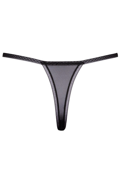 String ouvert Fleur brodée - Cottelli LINGERIE - Eveil Secret