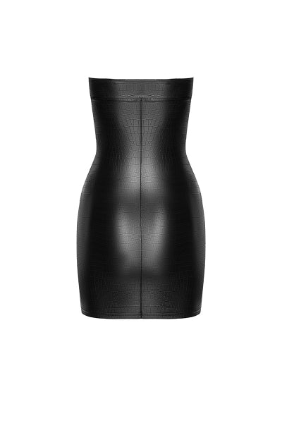 Minivestido palabra de honor Wild F317 efecto cocodrilo wetlook