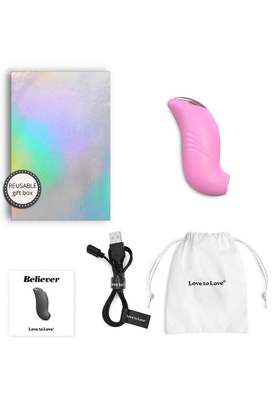 Estimulador de clítoris Believer rosa - Love to Love