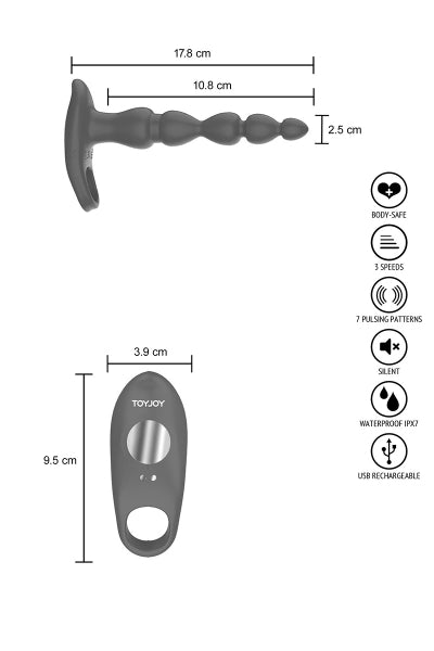 Vibrador de doble penetración Elixir
