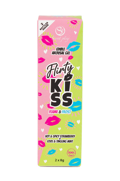 Pack 2 geles para sexo oral Flirty Kiss - Secret Play