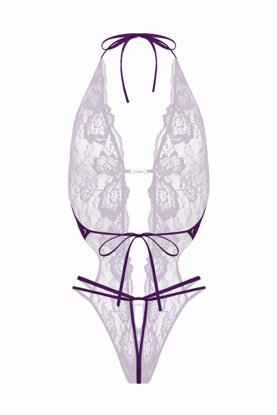 Body de hilo abierto Renee violeta - Christine
