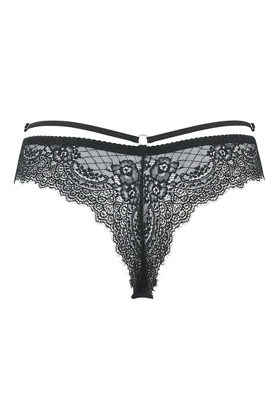 Tanga negro V-10098 - Axami