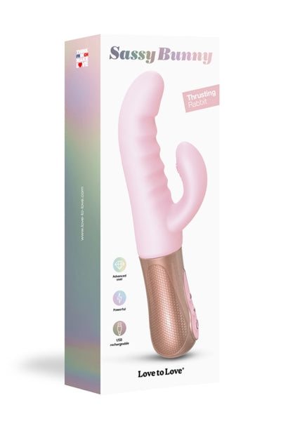 Vibrador Rabbit Sassy Bunny rosa - Love to Love