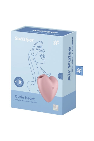 Satisfyer Pink Cutie Heart Double Stimulator