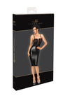 Robe mi-longue Do Not Disturb F408 - Noir Handmade