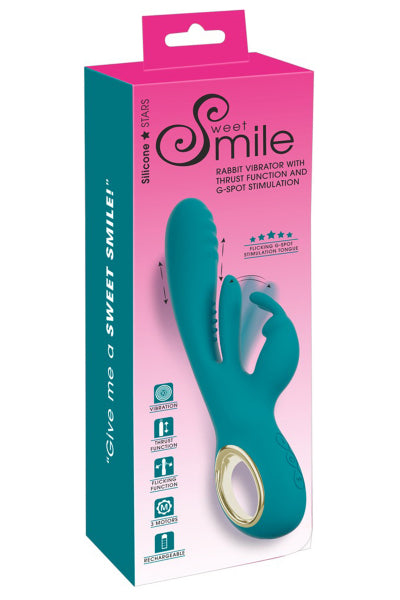 Vibro Rabbit con movimiento de vaivén y estimulación del punto G - Sweet Smile