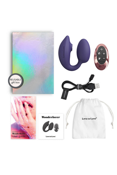 Doble estimulador Wonderlover morado - Love to Love