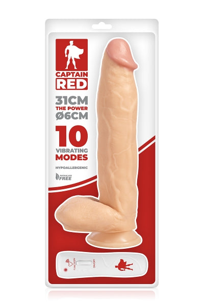 Vibro XXL El Poder 31 x 6 cm - Capitán Rojo