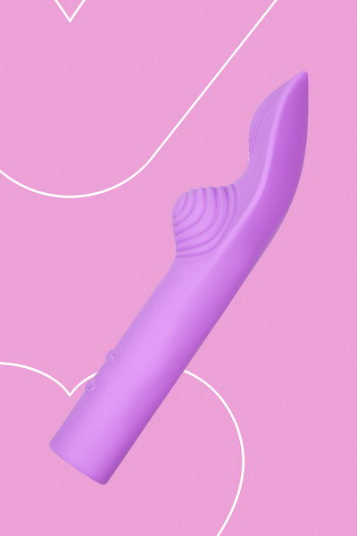 Vibrador recargable LunaCharm morado - FairyGasm