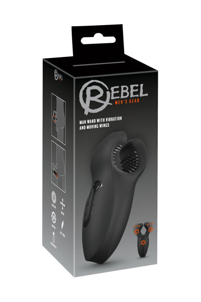 Masturbateur à ailettes vibrantes - Rebel