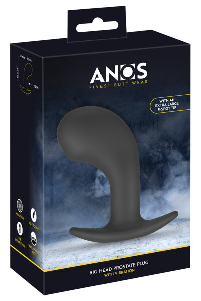 Tapón prostático vibrador Big Head - Ano