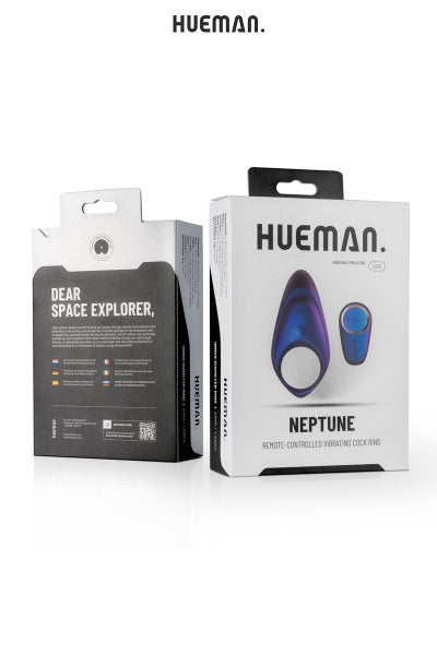 Cockring vibrant télécommandé Neptune - Hueman - Eveil Secret