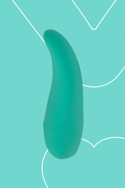 Mini vibro rechargeable ThrillLeaf vert - FairyGasm