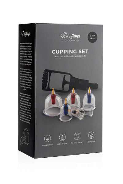 Coffret 6 ventouses Cupping Set - EasyToys Fetish Collection - Eveil Secret