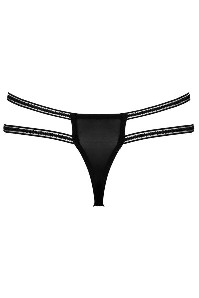 String ouvert Rio noir en dentelle - Cottelli LINGERIE - Eveil Secret