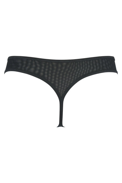 Tanga negro V-10058 - Axami