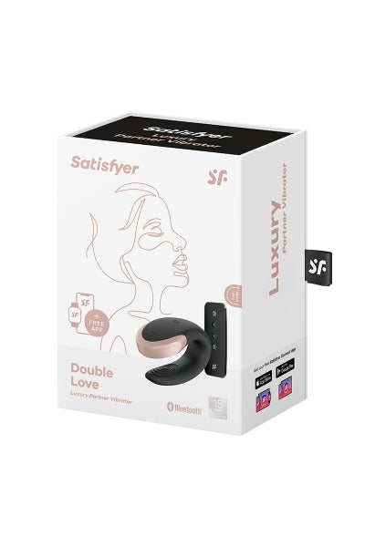 Estimulador Double Love negro - Satisfyer