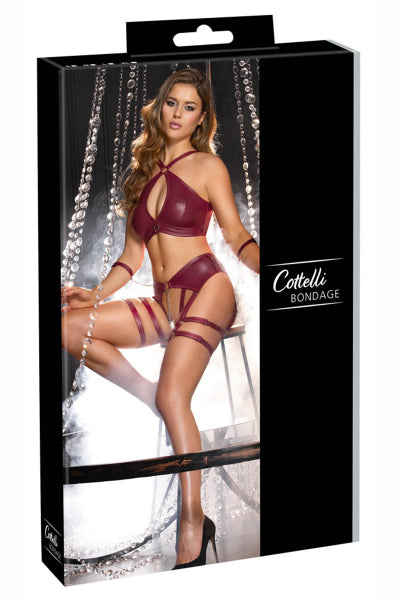 Ensemble BDSM bordeaux - Cotelli Bondage
